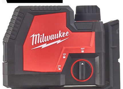 MILWAUKEE LASER VERDE RICARICABILE USB 2 LINEE L4 CLL-301C(V1/23)