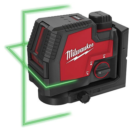 MILWAUKEE LASER VERDE RICARICABILE USB 2 LINEE L4 CLL-301C(V1/23)