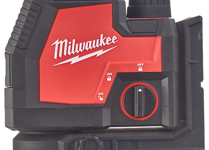 MILWAUKEE LASER VERDE RICARICABILE USB 2 LINEE L4 CLL-301C(V1/23)