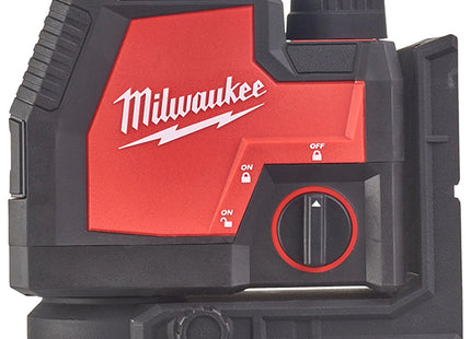 MILWAUKEE LASER VERDE RICARICABILE USB 2 LINEE+PIOMBO L4CLLP-301C(V1/23)