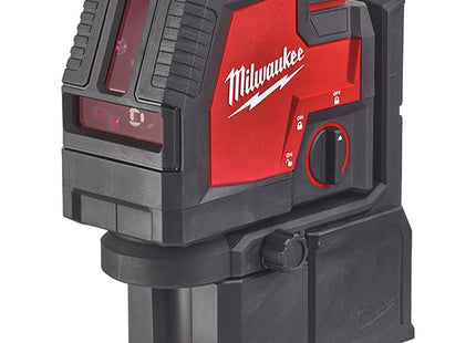 MILWAUKEE LASER VERDE RICARICABILE USB 2 LINEE+PIOMBO L4CLLP-301C(V1/23)