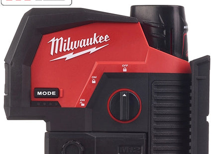 MILWAUKEE LASER VERDE A 2 LINEE CON PIOMBO M12 CLLP-301C(V1/23)