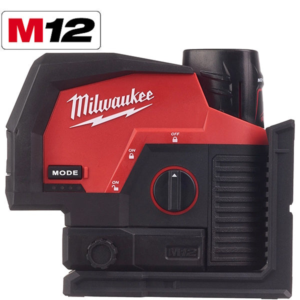 MILWAUKEE LASER VERDE A 2 LINEE CON PIOMBO M12 CLLP-301C(V1/23)