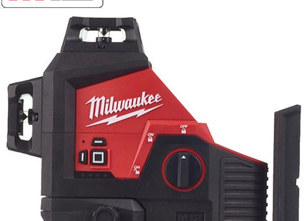 MILWAUKEE LASER VERDE A 3 LINEE 360° M12 3PL-0C(V1/24)