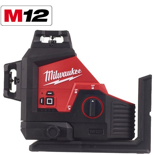 MILWAUKEE LASER VERDE A 3 LINEE 360° M12 3PL-0C(V1/24)