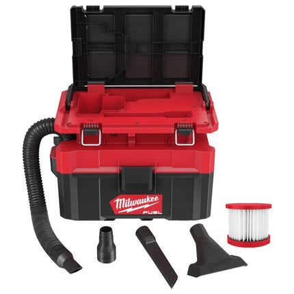 MILWAUKEE PACKOUT ASPIRATORE SOLIDI E LIQUIDI M18 FPOVCL-0