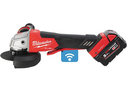 MILWAUKEE SMERIGLIATRICE ANGOLARE A BATTERIA M18 ONEFSAG125XPDB-502X