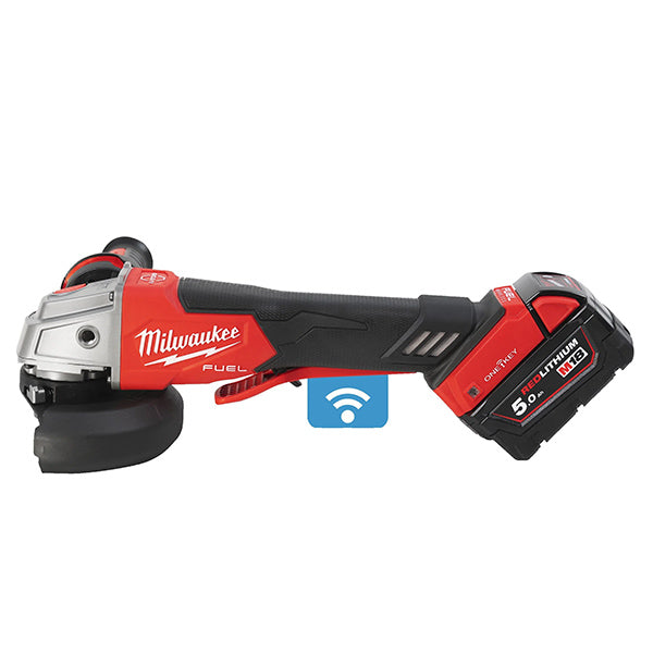 MILWAUKEE SMERIGLIATRICE ANGOLARE A BATTERIA M18 ONEFSAG125XPDB-502X