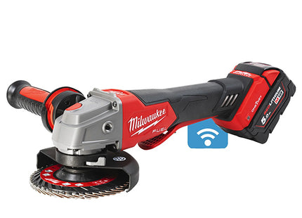 MILWAUKEE SMERIGLIATRICE ANGOLARE A BATTERIA M18 ONEFSAG125XPDB-502X