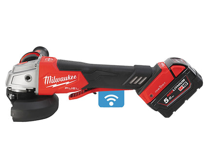 MILWAUKEE SMERIGLIATRICE ANGOLARE A BATTERIA M18 ONEFSAG125XPDB-502X