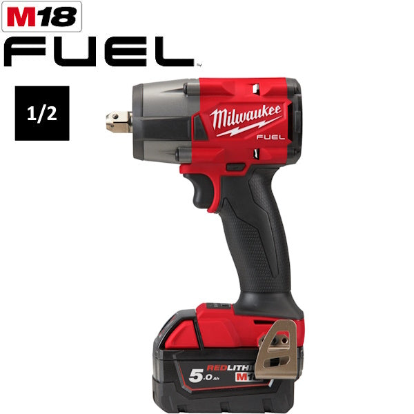 MILWAUKEE AVVITATORE IMPULSI 1/2" A BATTERIA M18 FMTIW2P12-502X (V1/23)