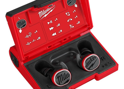 MILWAUKEE TAPPI PER LE ORECCHIE USB RICARICABILI CON BLUETOOTH RLEPB-301
