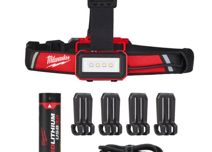 MILWAUKEE TORCIA FRONTALE LED 600L MOD. L4 HLRP-301 (V1/23)