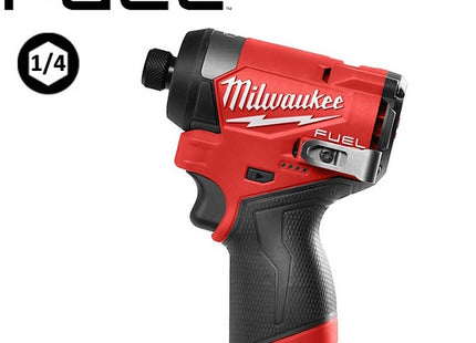 MILWAUKEE AVVITATORE IMPULSI DA 1/4" HEX A BATTERIA M12 FID2-0X(V1/23)