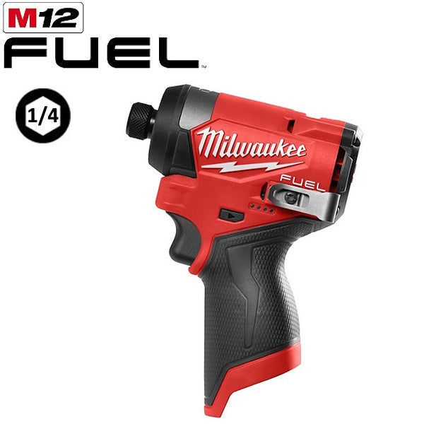 MILWAUKEE AVVITATORE IMPULSI DA 1/4" HEX A BATTERIA M12 FID2-0X(V1/23)