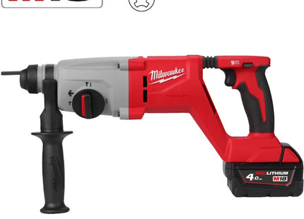 MILWAUKEE TASSELLATORE SDS-PLUS A BATTERIA M18 BLHACD26-402X(V3/24)