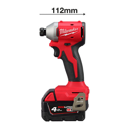 MILWAUKEE AVVITATORE IMPULSI DA 1/4" HEX A BATTERIA M18 BLIDRC-402C