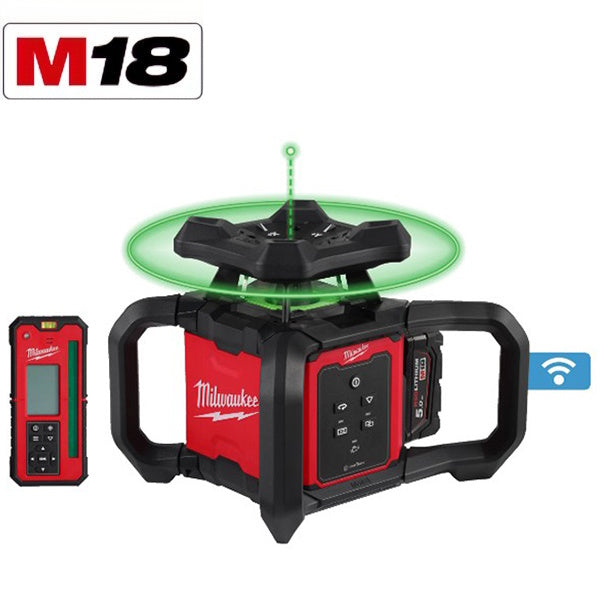 MILWAUKEE LASER ROTANTE A RAGGIO VERDE M18 RLOHVG300-501C(V1/24)