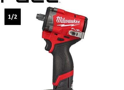 MILWAUKEE AVVITATORE IMPULSI DA 1/2" A BATTERIA M12 FCIWF12G3-502X (V24)