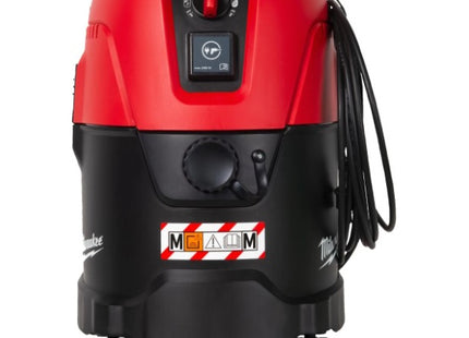 MILWAUKEE ASPIRATORE AS 2-250EM LT.25 CLASSE M PULIZIA SEMIAUTOMATICA