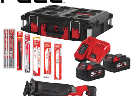 MILWAUKEE SEGA DIRITTA A BATTERIA M18 FSZ100P-502P