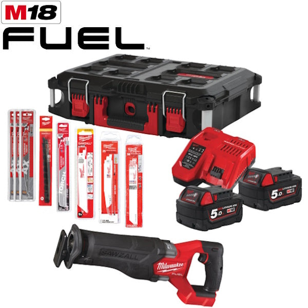 MILWAUKEE SEGA DIRITTA A BATTERIA M18 FSZ100P-502P