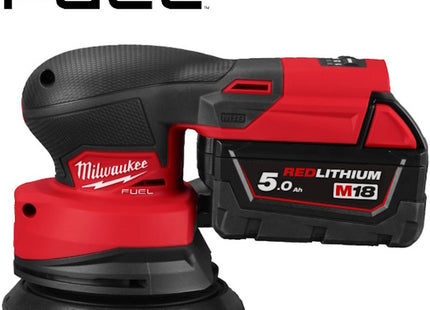 MILWAUKEE LEVIGATRICE ROTORBITALE A BATTERIA M18 FROS125-502X
