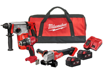 MILWAUKEE KIT M18 PPA3-502 3 ELETTROUTENSILI + BORSA(V1/24)