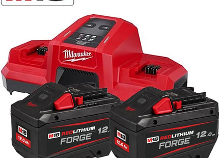 MILWAUKEE KIT ENERGY PACK 2 BATTERIE+CARICABATTERIE M18 FORGENRG-122DBSC