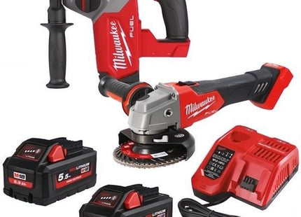 MILWAUKEE KIT M18 FPP2BF-552X TASSELLATORE + SMERIGLIATRICE
