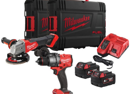 MILWAUKEE KIT M18 FPP2BF-552X TASSELLATORE + SMERIGLIATRICE