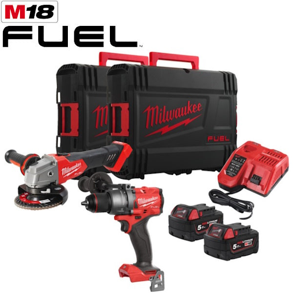 MILWAUKEE KIT M18 FPP2BF-552X TASSELLATORE + SMERIGLIATRICE