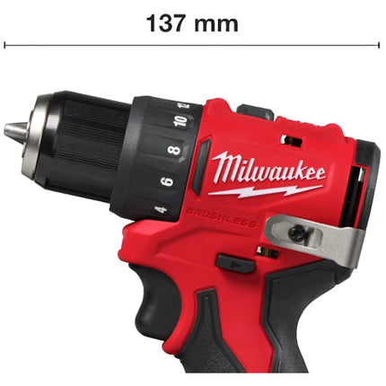 MILWAUKEE TRAPANO AVVITATORE A BATTERIA M12 BLDDRC-0