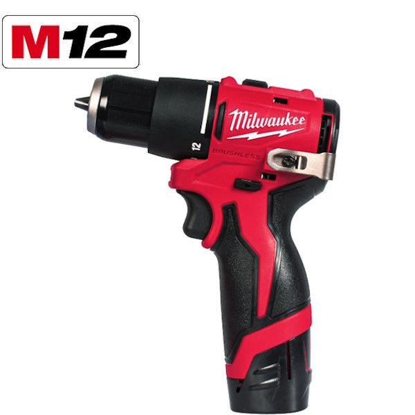 MILWAUKEE TRAPANO AVVITATORE PERCUSSIONE A BATTERIA M12BLPDRC-202C