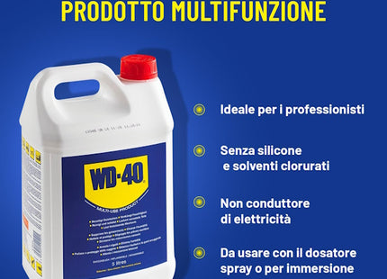 WD-40 UNIVERSALE MULTIFUNZIONE TANICA LT5 + DOSATORE SPRAY