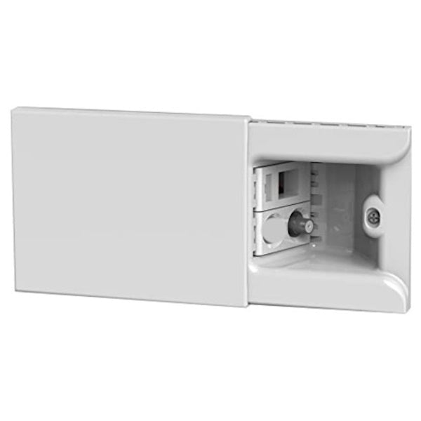 HIDE PRESA DA INCASSO CON PRESA SAT E LAN RJ45 BIANCO