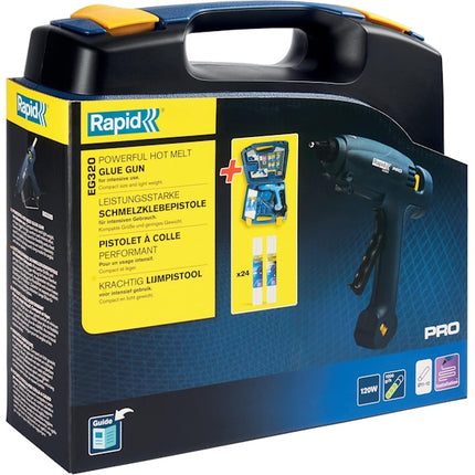 RAPID INCOLLATRICE EG320 KIT VALIGETTA CON 24 STICK DI COLLA D.MM12