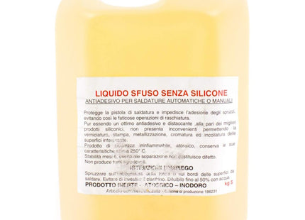 SOGES ANTIADESIVO LIQUIDO SFUSO SENZA SILICONE PER SALDATURE KG5