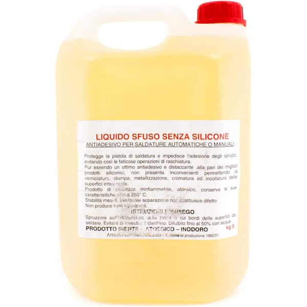 SOGES ANTIADESIVO LIQUIDO SFUSO SENZA SILICONE PER SALDATURE KG5