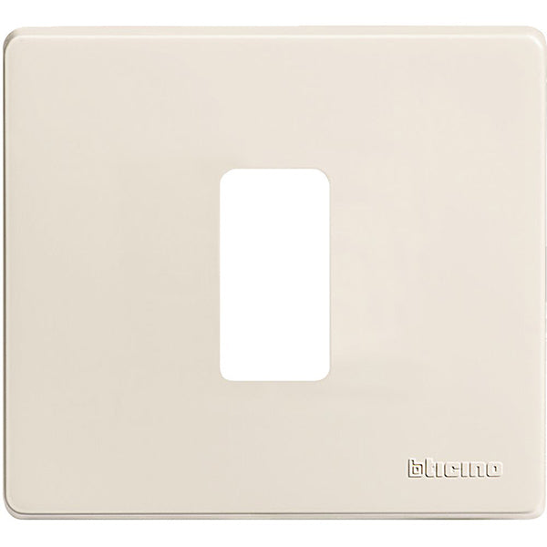 BTICINO MAGIC PLACCA 1 POSTO SCATOLA TONDA COLORE AVORIO