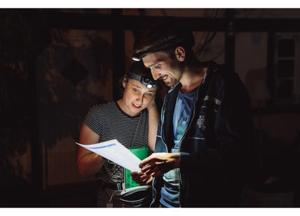 LED LENSER LAMPADA LED FRONTALE A BATTERIA RICARICABILE MOD. MH7 BLACK