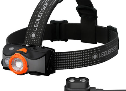 LED LENSER LAMPADA LED FRONTALE A BATTERIA RICARICABILE MOD. MH7 BLACK