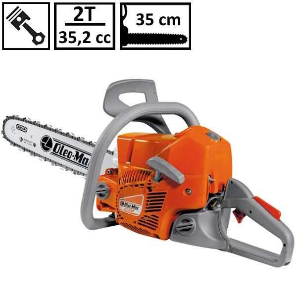 OLEOMAC MOTOSEGA GS 370 BARRA CM35 MOTORE EMAK*