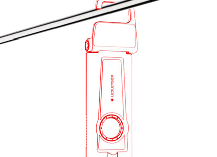 LED LENSER FARETTO LED RICARICABILE A BATTERIA TASCABILE MOD.  IF2R*