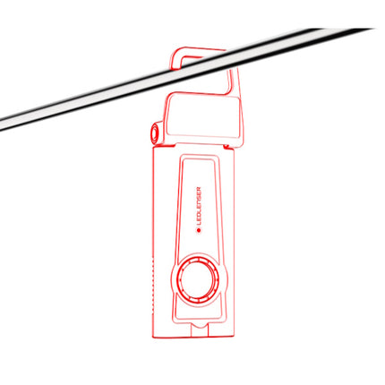 LED LENSER FARETTO LED RICARICABILE A BATTERIA TASCABILE MOD.  IF2R