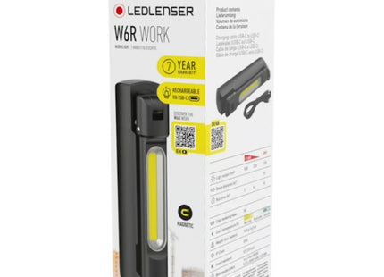 LED LENSER TORCIA LED A BATTERIA RICARICABILE MOD. W6R WORK