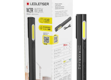 LED LENSER TORCIA LED A BATTERIA RICARICABILE MOD. W2R WORK