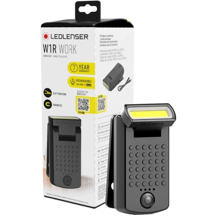 LED LENSER TORCIA LED A BATTERIA RICARICABILE MOD. W1R WORK