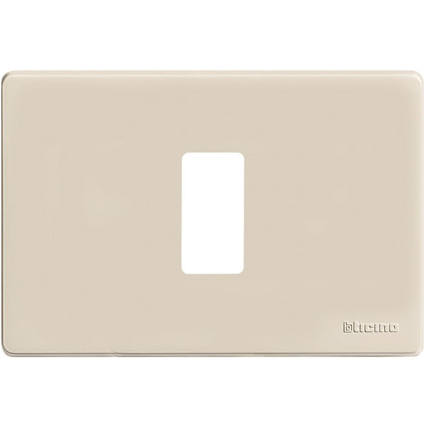 BTICINO MAGIC PLACCA 1 POSTO COLORE AVORIO