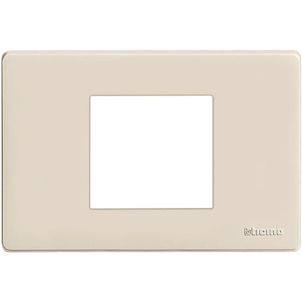 BTICINO MAGIC PLACCA 2 POSTI CENTRATI COLORE AVORIO